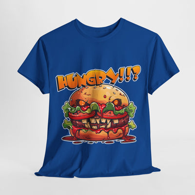 Scary Hamburger Tshirt Unisex, Funny Design