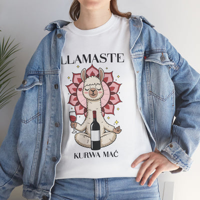 Llamaste, k*rwa mać, zabawna koszulka