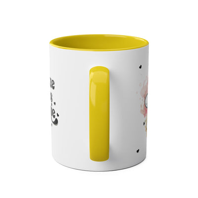 Najlpesze na stres...Kubek Dwukolorowy, Couple Coffee Mug - Two-Tone 11oz