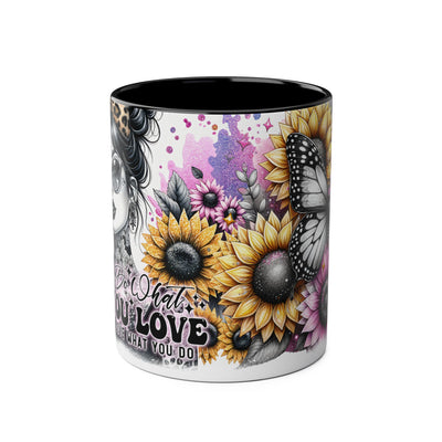 Do What You Love to do-Two-Tone Coffee Mug