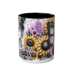 Do What You Love to do-Two-Tone Coffee Mug