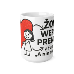 Kubek „Żona – wersja premium” ☕ | Z funkcją „A nie mówiłam!” 😄 | 325 ml i 445 ml do wyboru 💕
