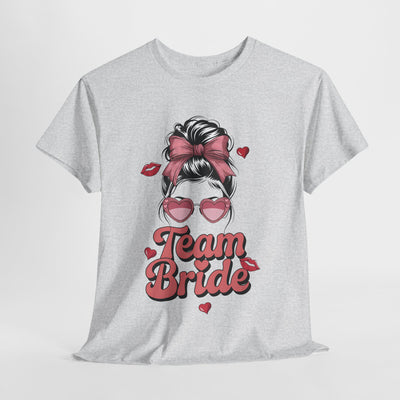 Team Bride Cotton Tee - Perfect for Bridal Parties and Weddings
