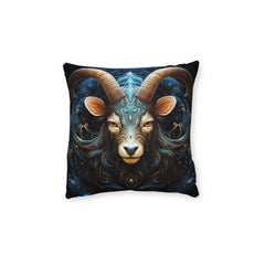 Artistic Capricorn Zodiac Poly Canvas Pillowcase - Zodiac Home Decor