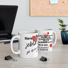 Kubek „Stara 40-stka” z Humorem – Śmieszny Kubek 11oz / 15oz na 40 Urodzin
