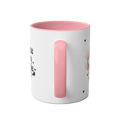 Najlpesze na stres...Kubek Dwukolorowy, Couple Coffee Mug - Two-Tone 11oz