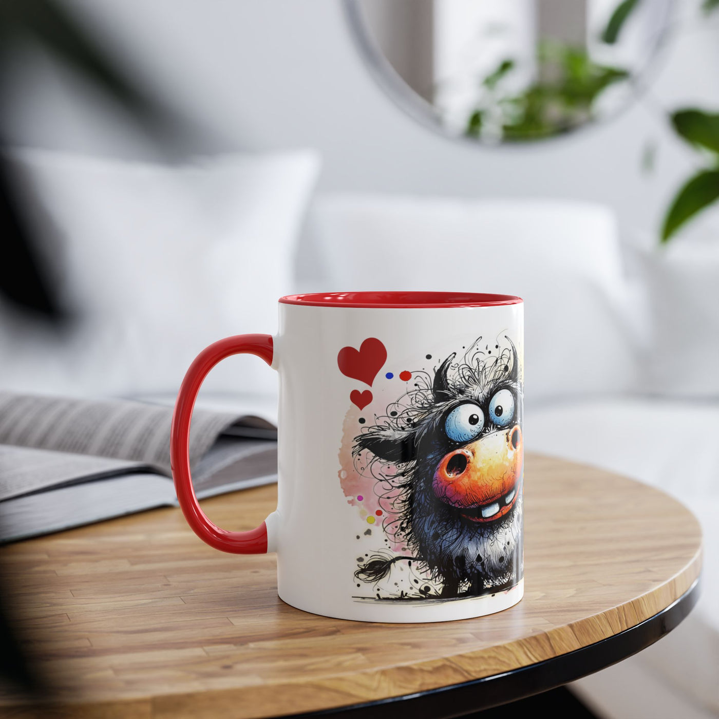 Kocham Cię jak... Dwukolorowy Kubek