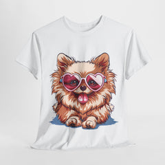 Słodki T-shirt dla psa, T-shirt dla psa, Słodki projekt psa pomeraniana