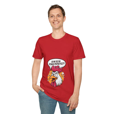 "Czego mi się na ptaka patrzysz" Koszulka, Funny T-Shirt