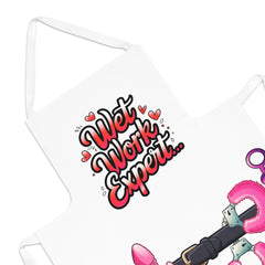 Sassy Adult Apron, Funny Kitchen Gift, Unique Cooking Apron, Party Outfit, Wet Work Expert Apron