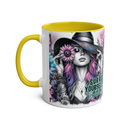Surround Yourself - Two-Tone Afirmation Mugs