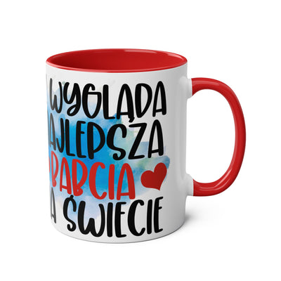 Najlepsza Babcia Kubek Dwukolorowy