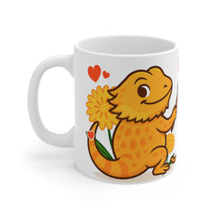 Bearded Dragon “I Love My Mommy” Ceramic Mug – Cute Reptile Lover Gift (11oz & 15oz)