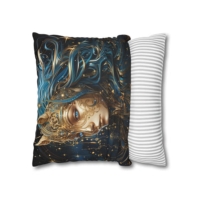 Artistic Sagittarius Zodiac Poly Canvas Pillowcase - Enchanted Home Decor