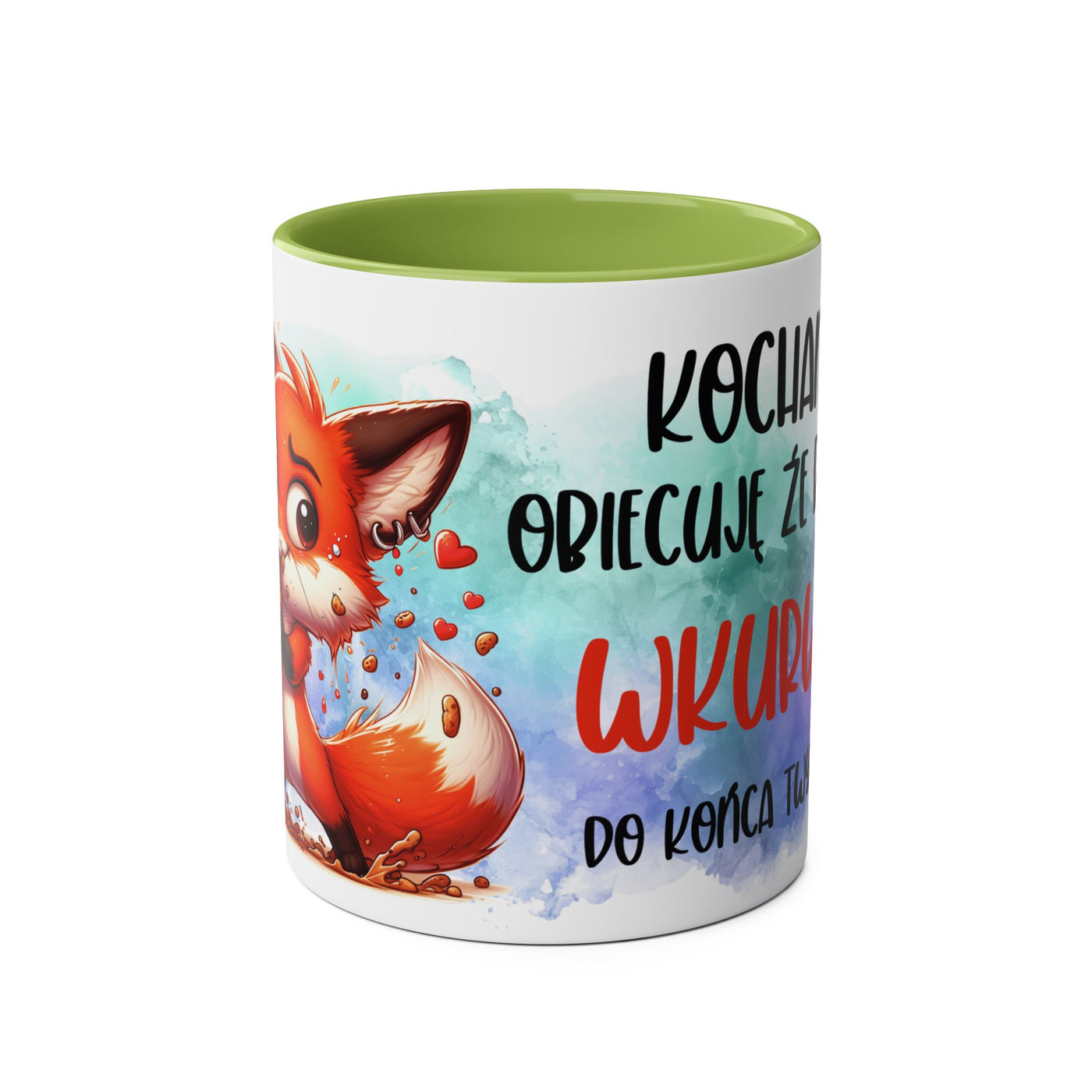 Zakochany Lisek Kubek Dwukolorowy