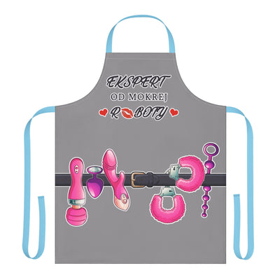 Adult Apron, Playful Sex Toys Design, Grey Unisex