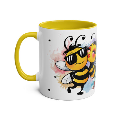 Najlpesze na stres...Kubek Dwukolorowy, Couple Coffee Mug - Two-Tone 11oz