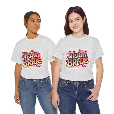 Team Bride Unisex Heavy Cotton Tee - Perfect for Bachelorette Parties & Bridal Celebrations