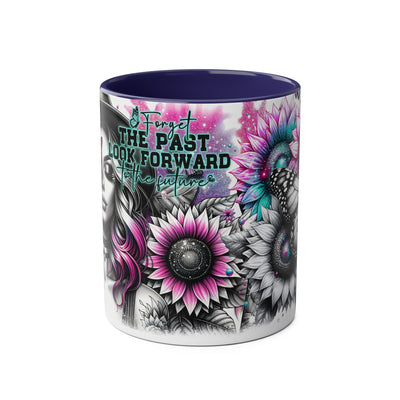 Forget The Past - Two-Tone Afirmation Mug