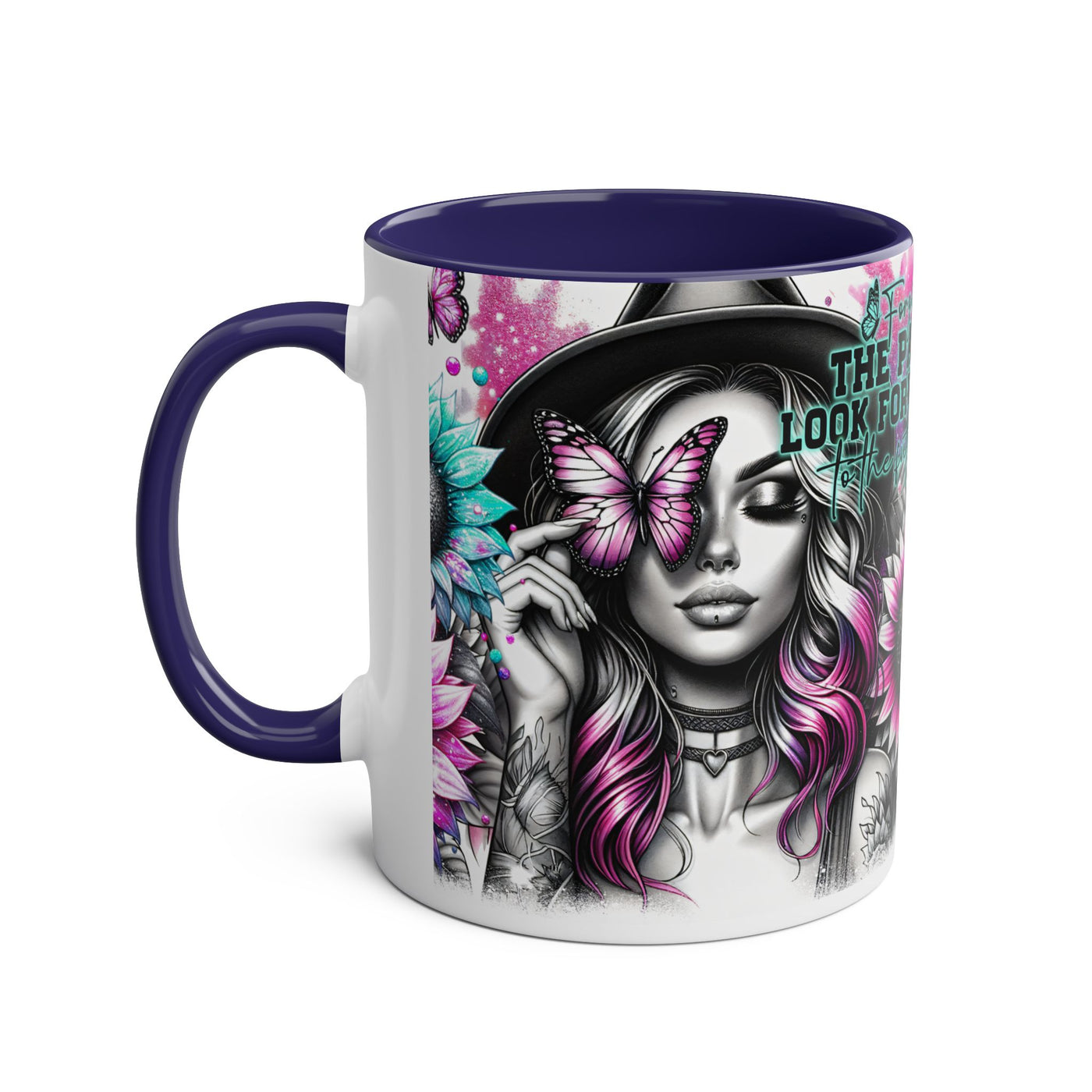 Forget The Past - Two-Tone Afirmation Mug