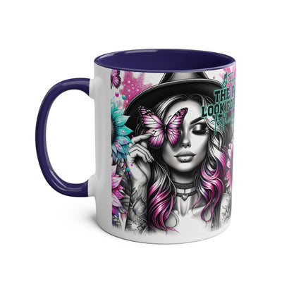 Forget The Past - Two-Tone Afirmation Mug