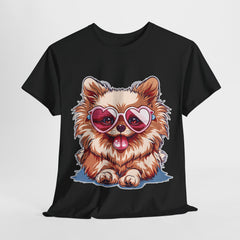 Słodki T-shirt dla psa, T-shirt dla psa, Słodki projekt psa pomeraniana