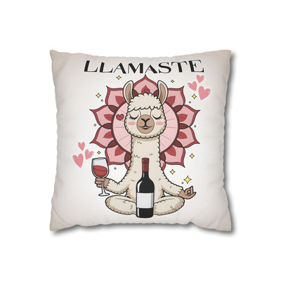 Llamaste Poly Canvas Pillowcase Poszewka