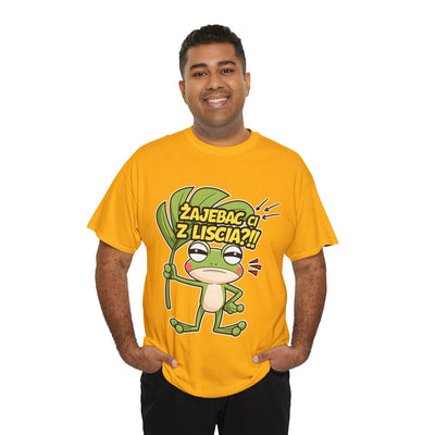 "Żajebać Ci z liścia?" Koszulka, Funny T-Shirt