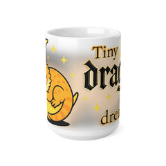 Bearded Dragon Mug – Cute Lizard Coffee Cup, “Tiny Dragon Big Dreams” Design (11oz & 15oz)