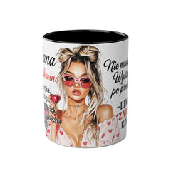 Kubek Dwukolorowy „Zajebista Edition” 330ml / 11oz – Prezent dla Kobiety |