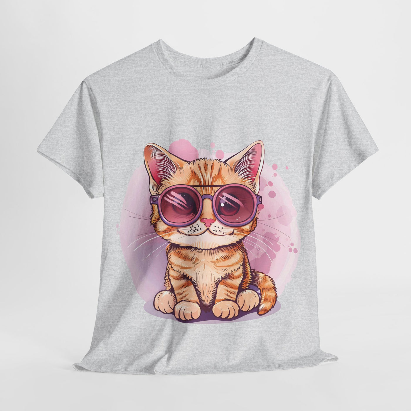 Cute Cat T-shirt, Cat with a Sunglasses Shirt