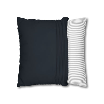 Astrology-Inspired Square Poly Canvas Pillowcase - Aquarius Zodiac Decor for Dreamy Spaces