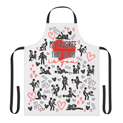 Kitchen Apron with Sex Positions