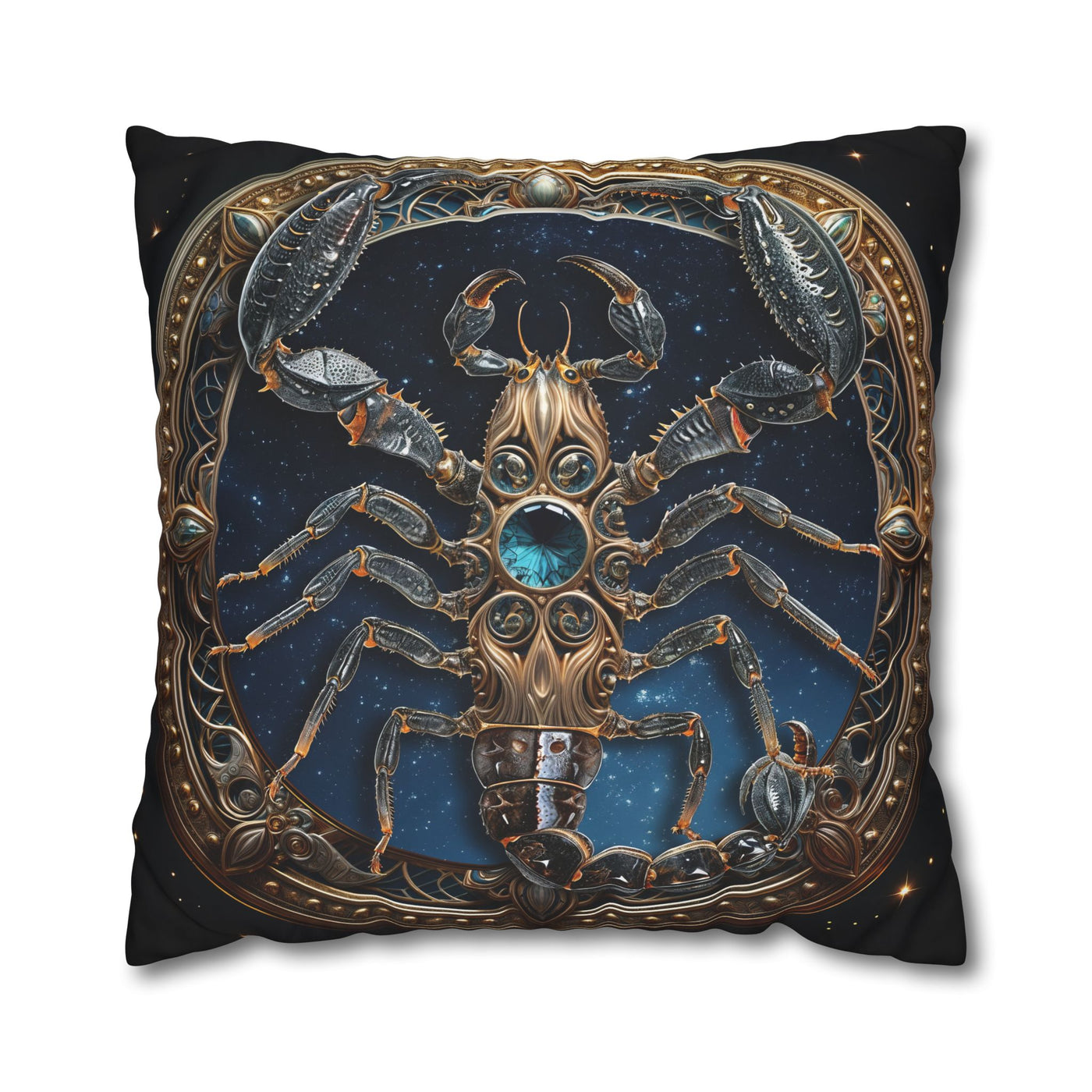 Astrological Zodiac Scorpio Poly Canvas Pillowcase - Celestial Home Decor