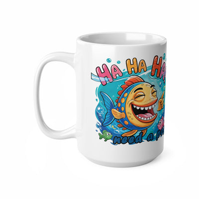 Funny Fishing Ceramic Coffee Mug – 11oz & 15oz