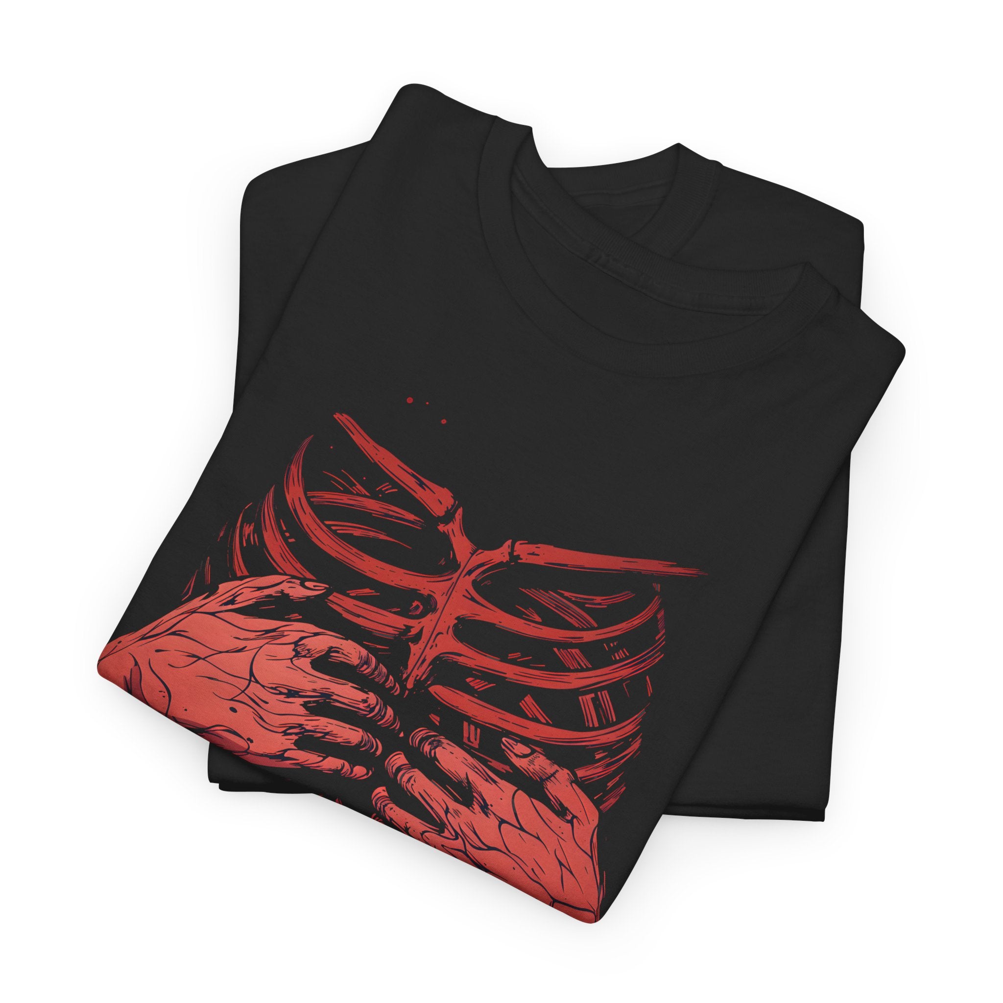 Horror Ribs Cage T-shirt, Unisex Shirt