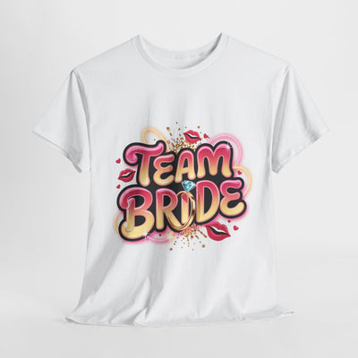Team Bride Unisex Heavy Cotton Tee - Perfect for Bachelorette Parties & Bridal Celebrations