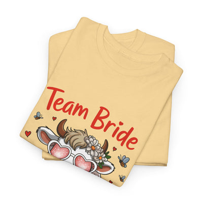 Cow Team Bride Unisex Tee | Fun Bridal Party Shirt