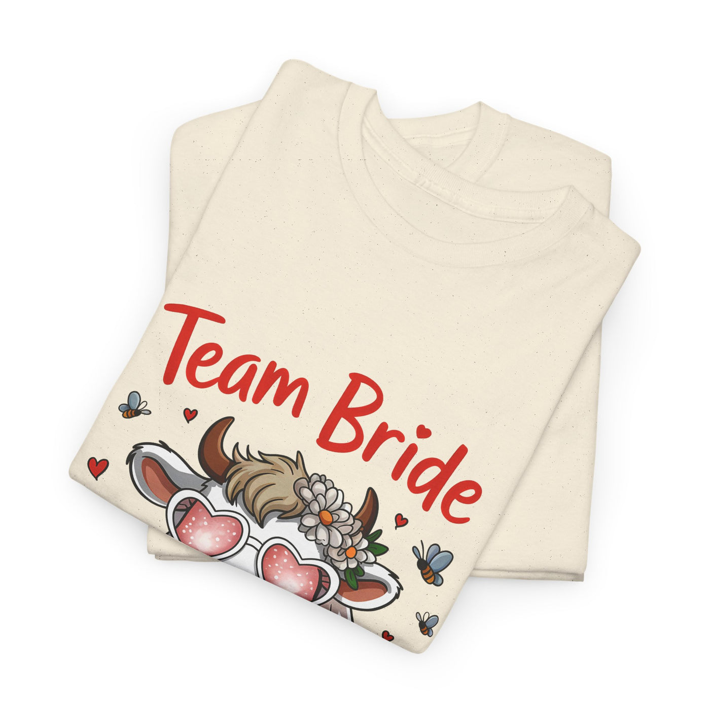 Cow Team Bride Unisex Tee | Fun Bridal Party Shirt