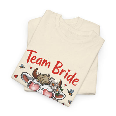 Cow Team Bride Unisex Tee | Fun Bridal Party Shirt
