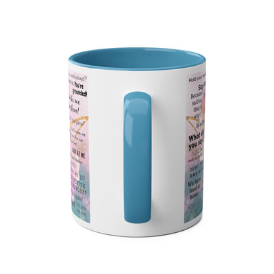 Mom Life Two-Tone Coffee Mugs, 11oz