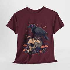 Raven on the Skull Horror T-shirt