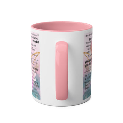 Mom Life Two-Tone Coffee Mugs, 11oz