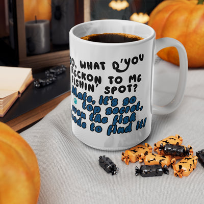 Funny Fishing Ceramic Coffee Mug – 11oz & 15oz