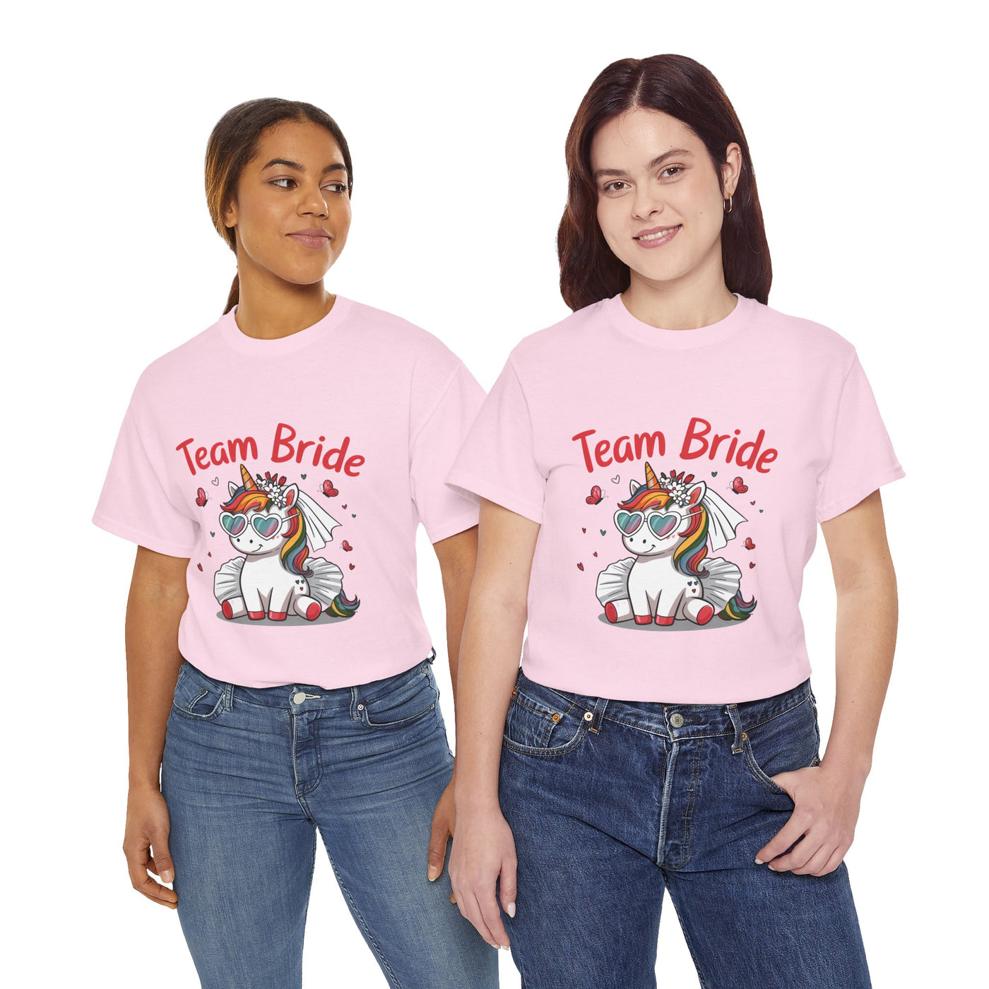 Team Bride Unicorn T-Shirt - Fun Bachelorette Party Shirt