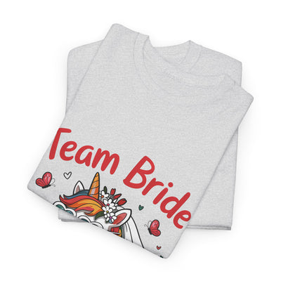 Team Bride Unicorn T-Shirt - Fun Bachelorette Party Shirt