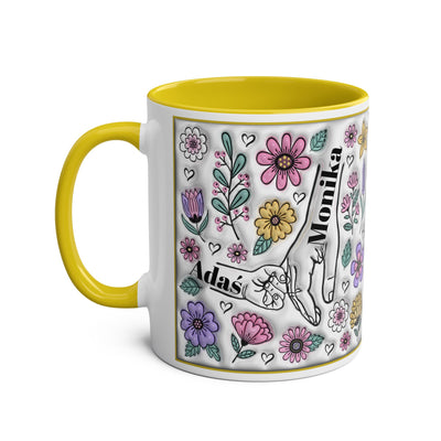 Two-Tone Coffee Mugs, 11oz
