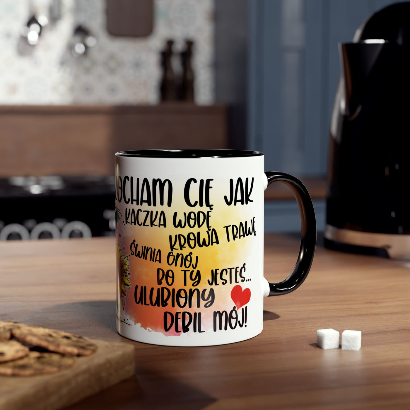 Kocham Cię jak... Dwukolorowy Kubek