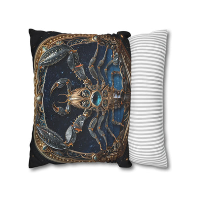 Astrological Zodiac Scorpio Poly Canvas Pillowcase - Celestial Home Decor