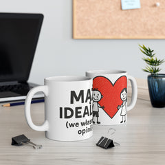 Kubek „Mąż idealny (we własnej opinii)” 😎 | Śmieszny prezent dla męża 💘